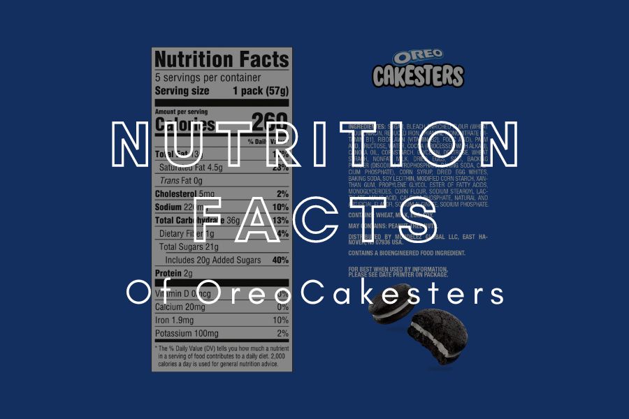 Nutrition Facts Of Oreo Cakesters
