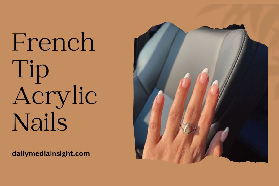 French Tip Acrylic Nails