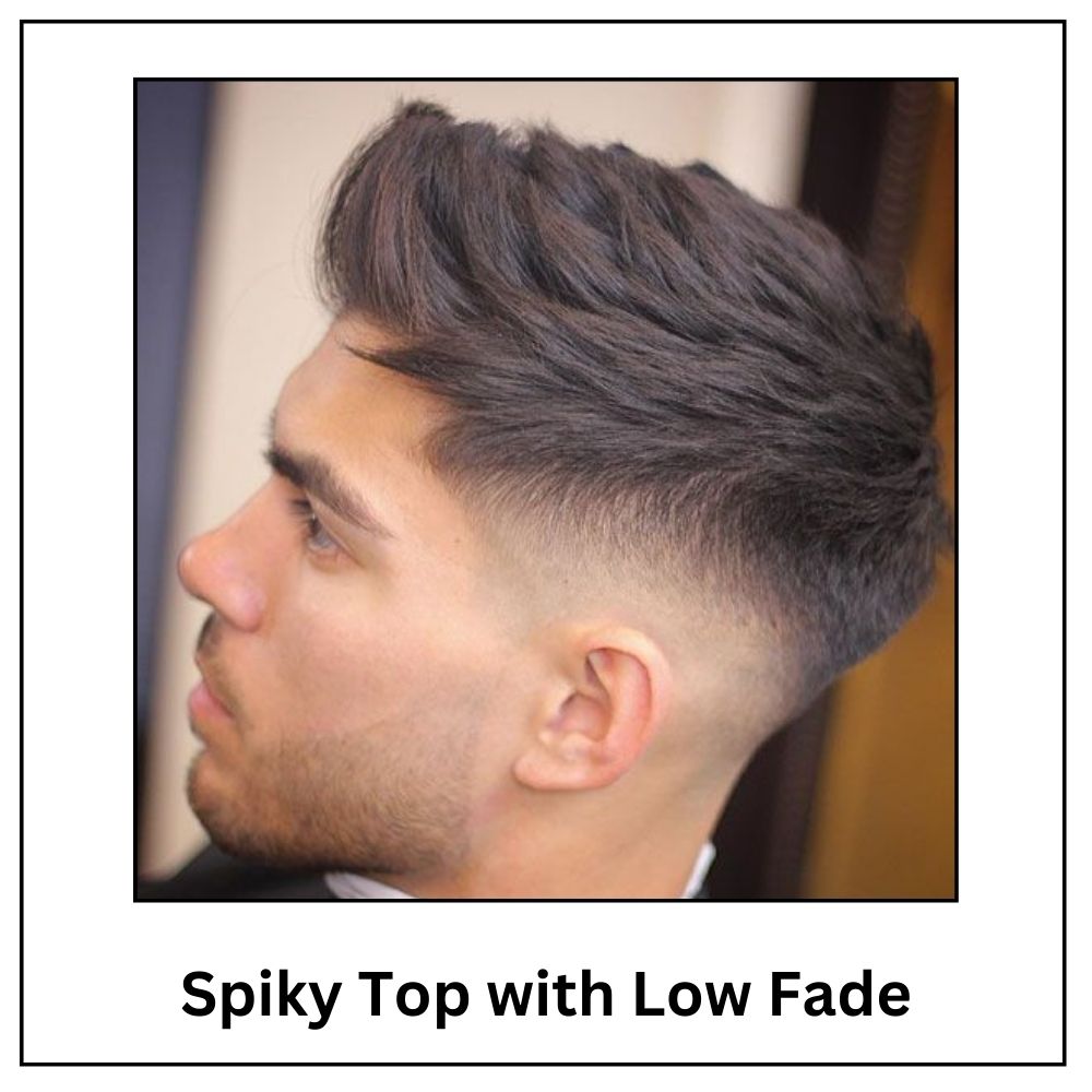 Spiky Top with Low Fade